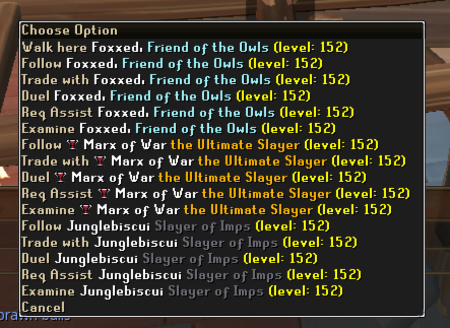 Image for clan event Sunday Skill and Chill