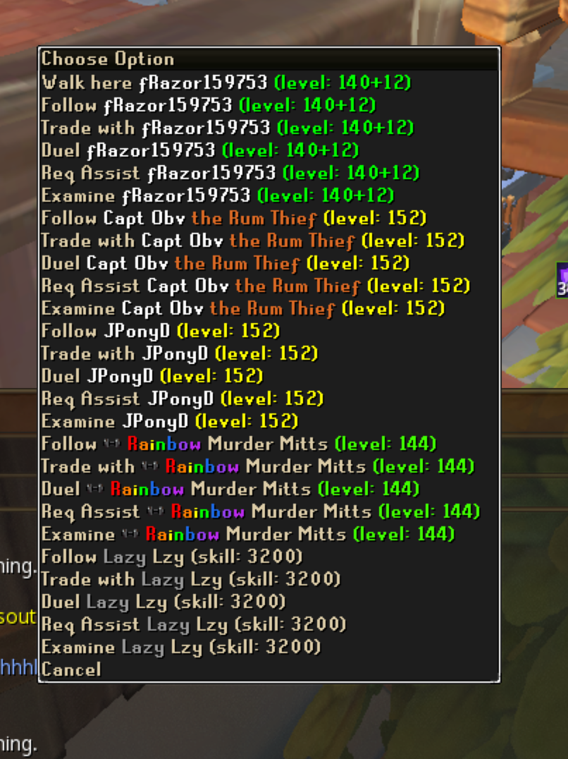 Image for clan event Thursday Skill and Chill