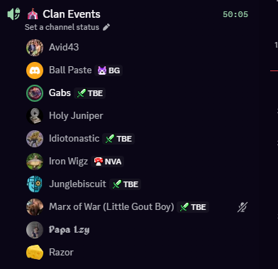 Image for clan event tUESDAY pvM