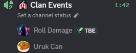 Image for clan event discord community night