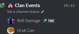 Image for clan event discord community night
