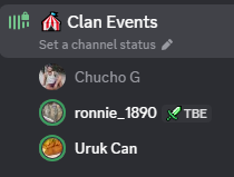 Image for clan event discord community night
