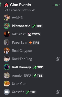 Image for clan event discord community night