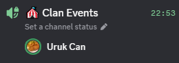 Image for clan event discord community night