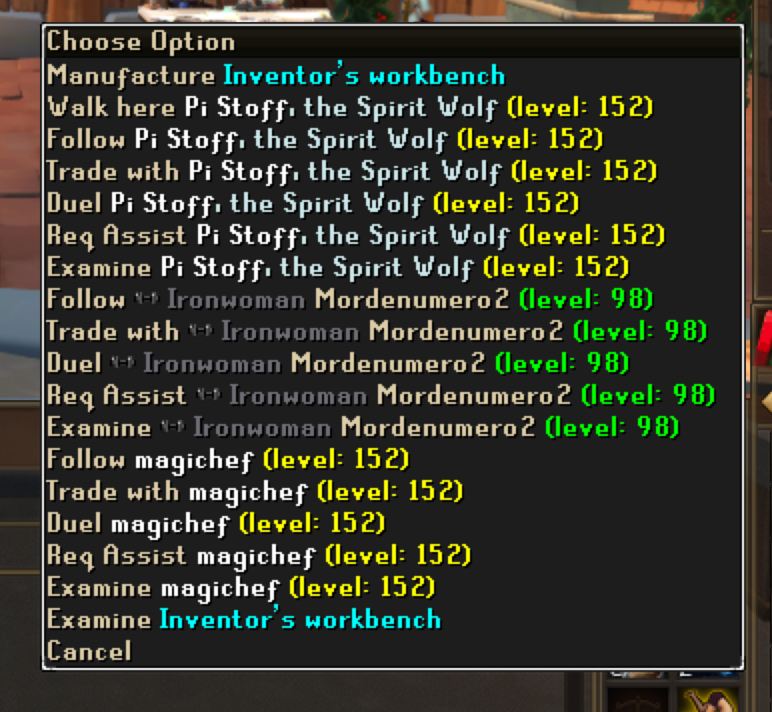 Image for clan event Thursday Skill and Chill